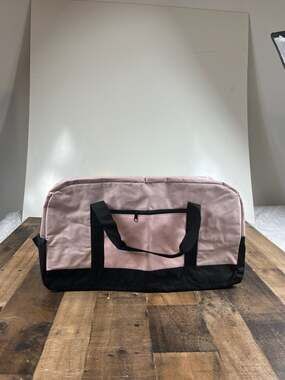 DALIX 24 Inch Large Pink and Black Duffle Bag Gym Travel Bag